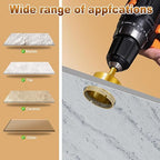 Diamond Hole Saw Tile Drill Bits,Dry/Wet Brazing Drill Hole Saw Kit,11pcs Diamond Core Drill Bit Set for Ceramic, Glass, Tile, Gypsum, Marble, Granite