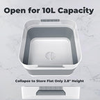 Wash Basin for Baby Bottles, Foldable, Versatile Wash Tub for Kitchen, RV, Outdoor Camping Sink, Sturdy & Easy to Clean