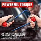 38Pcs Allen Key Set Multicolor Hex Key Allen Wrench Ball End Folding Hex Key Ball End Torx & Metric & Imperial Size for DIY Automotive Mechanic Home Use