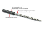 FTG USA Adjustable Wood Countersink Drill Bit Set #6#8#10 with Tapered Drill Bit for Woodworking