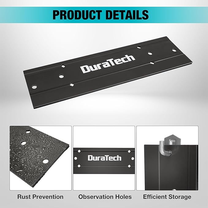 DURATECH 12 Inch Sheet Metal Bender, Folding Tool for Duct Bending, Hand Seamer with 3/8" & 1" Fold Depths, Ideal for HVAC, Roofing & Metal Fabrication, Gray