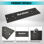 DURATECH 12 Inch Sheet Metal Bender, Folding Tool for Duct Bending, Hand Seamer with 3/8" & 1" Fold Depths, Ideal for HVAC, Roofing & Metal Fabrication, Gray