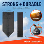 Firebelly Outfitters Portable Toilet Bags for 5 Gallon Bucket - 80 Biodegradable Camping Poop Bags - Leak-Proof, Durable Waste Bags for Outdoor, RV, & Emergency Use - Easy Disposal