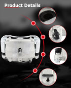 cciyu Front Right Brake Caliper Assembly w/Bracket 18-B4974 2005 2006 2007 2008 For Ford For F-150,2005 2006 2007 2008 For Ford For Lobo,2006 2007 2008 For Lincoln For Mark LT