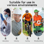 Clear Safety Glasses Bulk of 12,ANSI Z87.1 Impact Resistant Lens Eye Protection for Lab,Construction