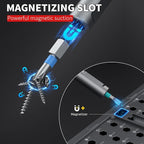 42 in 1 Magnetic Screwdriver Sets,Magnetic Drive Tool with Detachable Ratchet Handle,Multi Bit Ratchet Screwdriver Set,Multi Bit Ratcheting Screw Driver Set with Storage Case Repair Tool Kit (Gray)