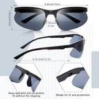 Kathfly 36 Pcs Safety Glasses Work Scratch Resistant Glasses Protective Safety Goggles Eyewear with Lens(Black)