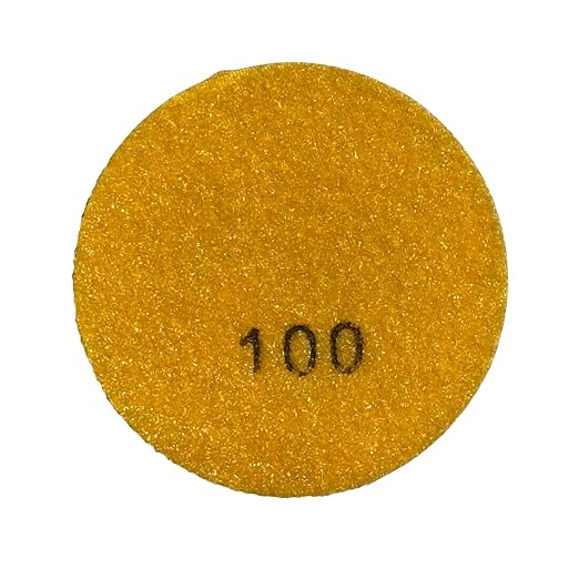 Sandbaggy 3" Metal Bond Diamond Polishing Pad - 100 Grit (8mm Thick) (350, 3-inch)