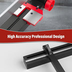 IKOVWUK 48 inch Tile Cutter, Manual Tile Cutter Tool with Anti-Skid Feet, High Precision Ruler & Triangle Assist, Durable All-steel Frame for Professional Cutting