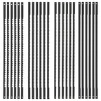 5-Inch Scroll Saw Blade Pin End Replacement 24 Pack for W 3921 3923, Drem, Crafts, Del, All 15in.and 16in.Scroll Saw for Wood, High Carbon Steel