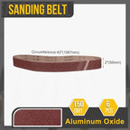 2 x 42 Inch Sanding Belt, 10 Pcs 150 Grit Knife Sharpener Belts Work Sharpening for Belt Sander Knife Carving Tool Metal Working