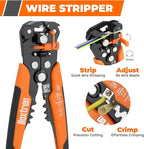 Crimping Tool For Heat Shrink Connectors, 310PCS AWG 22-10 Waterproof Automotive Marine Grade Heat Shrink Wire Connectors and Wire Stripper