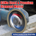 2PCS 4.5” Diamond Saw Blades for Angle Grinder, X-Turbo Tile Cutting Blade for Dry & Wet Cutting, Fast Smooth Cutting for Alabaster Concrete Granite Marble