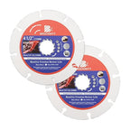 Carbide Multi Wheel,BRSCHNITT 2pcs 4-1/2 Inch (115mm) with Arbor 7/8" Tungsten Carbide Cut Off Wheel for Wood,Laminate,Gypsum Board,Plastic for Angle Grinder Cutting Disc