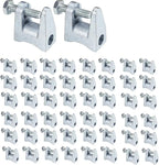 Beam Clamps 50 Packs 3/8"-16 Cast Iron Mini C-Clamps with 13/16" Adjustable Jaw Opening for Welding/Carpenter/Building/Household Mount/Pipeline Anchor