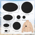 Down Jacket Repair Patches - Highly Effective Repair of Nylon Fabric, Waterproof Self-Adhesive Repair Patch for Down Jackets, Tents, Raincoats, Outdoor Equipment