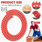 Flexible Router Edge Guide,Professional Router Templates for Woodworking Accessories,Flexible Curve Guide for Precise Thread Border, Curve and Arc Angle Positioning(RED 78INCH)