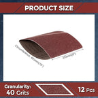 5 Pcs Sanding Belts 8 x 19 Inch 40 Grit Aluminum Oxide Abrasive Sandpaper for Belt Sander Metal Grinding Wood Working Weld Rust Removal