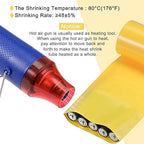 MECCANIXITY Battery Wrap PVC Heat Shrink Tubing 26mm Dia 43mm Flat 10 Feet(3meters) Yellow Good Insulation for Battery Pack