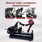 Concentricity Tester, Coaxiality Measuring Instrument, Measuring Dia 1-35mm, Length 102mm, Precision Resolution 0.002mm, with A Two Measuring Stand and an Sliding Guide Rail