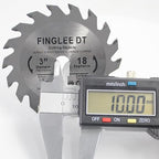 TCT 3 Inch Circular Saw Blade with 3/8 Arbor, 18 Teeth Cutoff Tool Blade for Wood, Plastic, PCV, Acrylic, Plywood, Wood Cutting Blade for Woodworking （1Pcs）
