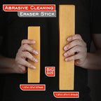 2 Pack Sanding Belt & Disc Cleaner Stick - Natural Rubber Abrasive Reviver Bar 1-1/2"x1-1/2 x7-7/8 for Griptape, Woodworking - Power Sander Accessory