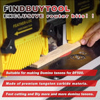 FindBuyTool Router Bits Tool Set for Festool Domino Tenons