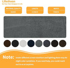 Fabric Repair Patches, Self-Adhesive Suede Patches Tape Durable, DIY Large Fabric Repair for Sofa, Couches, Furniture, Chair, Clothing （3.5X79 Inch, Brown）