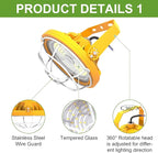 30W LED Loading Dock Lights with 40” Swing Single Folding Arm, 5000K 4,200 Lumen 360° Rotatable Lamp Head, IP65 Rated, UL Certified Workbench Light for Trailers, Docks, Warehouses, Container (30W)