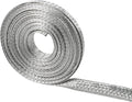 Tinned Copper Wire Shielding Sleeve, Expandable Ground Strap Wiring Braided Sleeving Metal Mesh Sheathing Cabling Wiring Protector (5/16inch - 45ft)