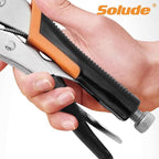 18-Inch C-Clamp Locking Pliers,Heavy Duty Vise Grip Locking Pliers With Swivel Tips for Woodworking,Welding,Home(2 Pack)