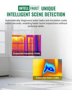 HP96 Thermal Imaging Camera,3.5" Touch Screen Thermal Camera with Visual Camera, 240 x 240 Super Resolution, Intelligent Scene Detection, 96 x 96 IR Resolution, 25 Hz Video Recording, -4°F to 662°F