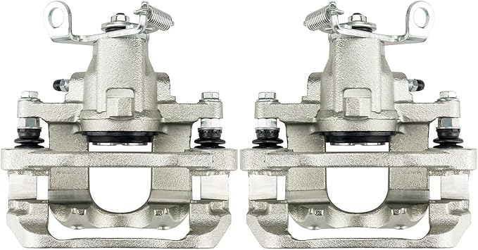 Torchbeam 2PCS Rear Driver and Passenger Side Brake Caliper For Dodge for 2009-2012 Journey, Disc Brake Caliper Assembly with Bracket Replace # 18B5176+18B5177