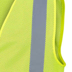 Pioneer Hi Vis Mesh Safety Vest - for Traffic & Public Workers - Cool & Lightweight - Class 2 - Reflective Tape - Yellow