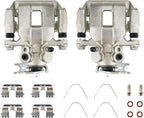 Torchbeam 2PCS Rear Driver and Passenger Side Brake Caliper for Honda Acura for 2008-2012 Accord, 2009-2014 TSX, Disc Brake Caliper Assembly with Bracket Replace #19B3358+19B3359