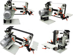 TECHTONGDA Belt Sander Grinder Variable Speed 72inch Belt with 3 Grinding Wheel Bench for Knives Cutting Tools with Base 220V