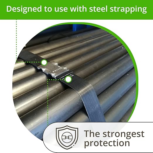 IDL Packaging Round Packages Strapping Tool Set for 1/2" Steel Strapping, 1100 lbs Break Strength – Tensioner, Sealer, Cutter for Metal Banding – Packaging Strapping Tool Kit to Secure Heavy Packages