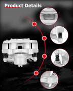 cciyu Front Left & Right Brake Calipers Assembly w/Bracket 19B2690 19B2691 2002 2003 2004 For Infiniti For I35,2002 2003 2004 2005 2006 For Nissan For Altima,2002 2003 2008 For Nissan For Maxima
