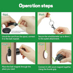 Magnetic Wire Puller Kit - Wiremag Fish Tape with Magnet for Running Wires & Cables Behind Walls Indoor/Outdoor