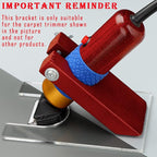 Shearing Guide for Carpet Trimmer, Rug Tufting Shearing Guide, Solid Wood Rug Tufting Carver Holder Base, Carpet Trimmer Bracket Tool for Keeping Rugs Flat, Excluding Carpet Trimmer