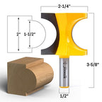 YONICO 13120 1-1/2-Inch Bead Bullnose Router Bit 1/2-Inch Shank