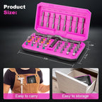 Ratchet Screwdriver Set, 42-in-1 Magnetic Bit Screwdriver Set With Detachable Ratchet Handle, Repair Tool Set for Furniture, Computers, Bicycles and DIY Project, Screwdriver Tool Kit for Women