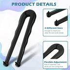 3 Pieces Steel Adjustable Face Spanner Wrench Pin Pliers Install/Removal Tool for Backing Pads on Angle Grinder for Cutting Pipes, Hoses, Cables, Wire and Round Nuts with Drilled Holes (3, 4, 5 mm)