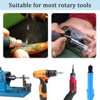 76PCS 1/8inch Shank Power Rotary Tool Accessories Kit for Dremel Tool Kit, HOMEIDOL Diamond Cutting Wheel Tool for Glass, Stone Carving Set Diamond Burr Bits, Sanding Bits for Polishing, Engraving