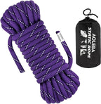 AOLEBA 10.5 mm Static Climbing Rope 10M(32ft) 20M(64ft) 30M(96ft) 50M(160ft) 70M(230ft) Outdoor Rock Climbing Rope, Escape Rope Ice Climbing Equipment Fire Rescue Parachute Rope