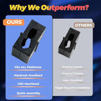 Thickened Black Vise Block – Precision Assembly Support (Upper 15 Fitment)