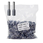 Fidioto AWG18 1000pcs Wire Ferrules Terminals, AWG18 Terminal Connector Wire Insulated Cord Pin Ends Terminals for Electric, Industrial, Chemical Industry, Power Control System, etc.