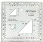Military Protractor - Perfectly Cut for Land Nav