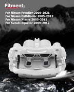 cciyu Front Right Brake Caliper Assembly w/Bracket 19B3122A 2005-2023 For Nissan For Frontier,2009-2012 For Suzuki For Equator