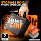 SOMELINE Crimp Tool Connector Kit, 24 Types, 32-20 AWG Crimper, JST-XH 2.5mm/Du Pont 2.54mm/KF2510 2.54mm Connector kit, Crimping Pliers for JST, Du pont, KF2510, Molex, AMP EI Series